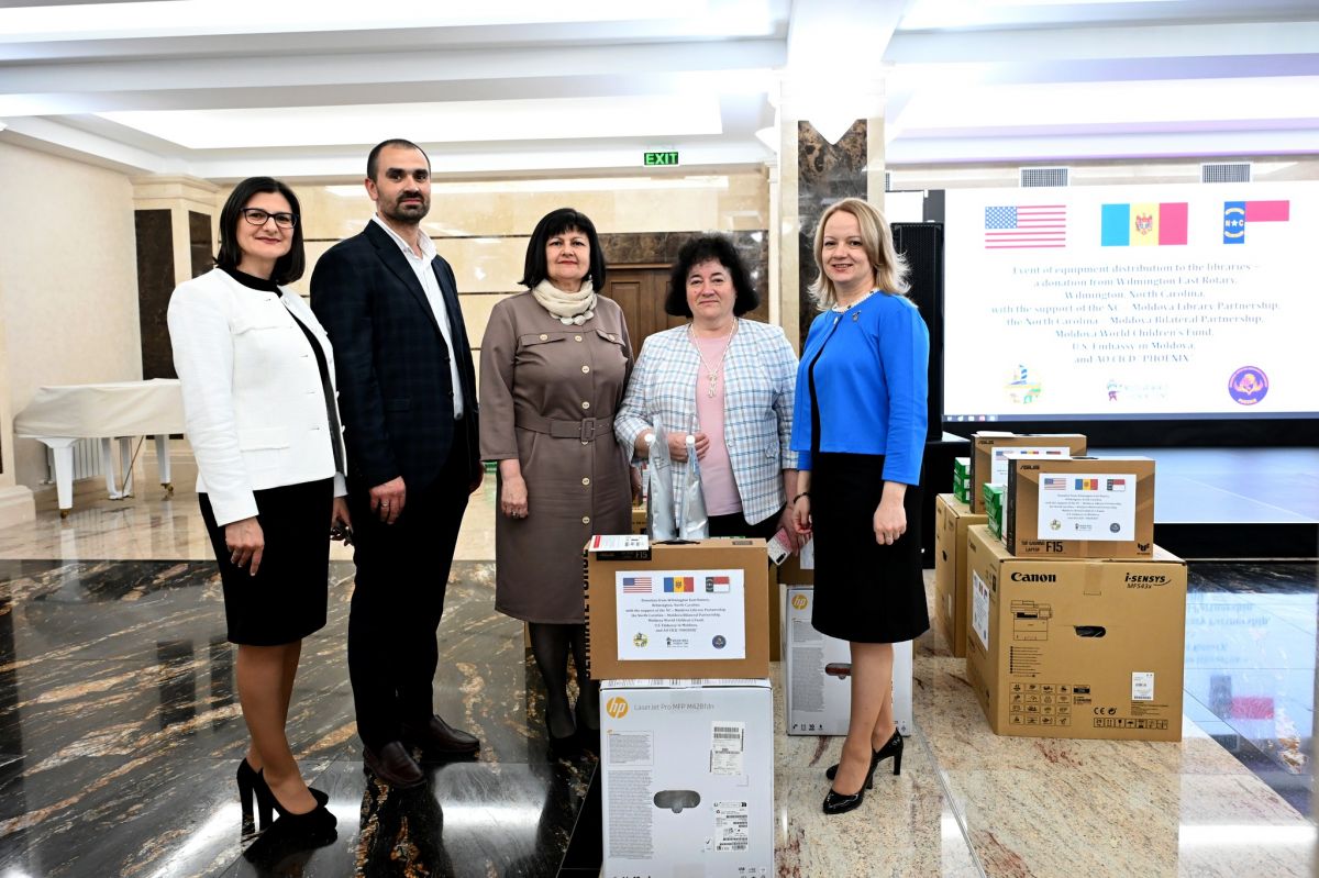 Donație de echipament tehnic din Carolina de Nord